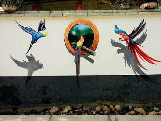 金阳视觉错位-3D墙绘设计