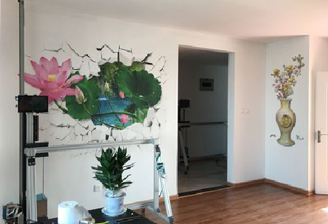 金阳墙体彩绘相比墙纸的优势。