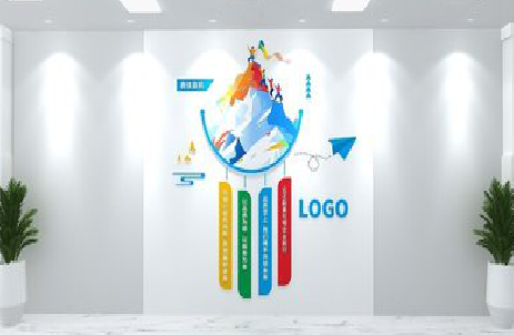 金阳公司企业形象墙的工艺材料有哪些？