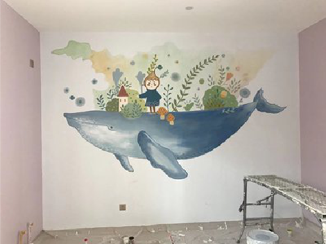 金阳手绘墙的特点及优势。